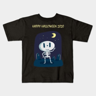 Happy Skeleton - Happy Halloween 2020 Kids T-Shirt